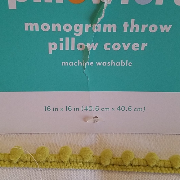 monogram throw Pillow covers - Picture 8 of 9